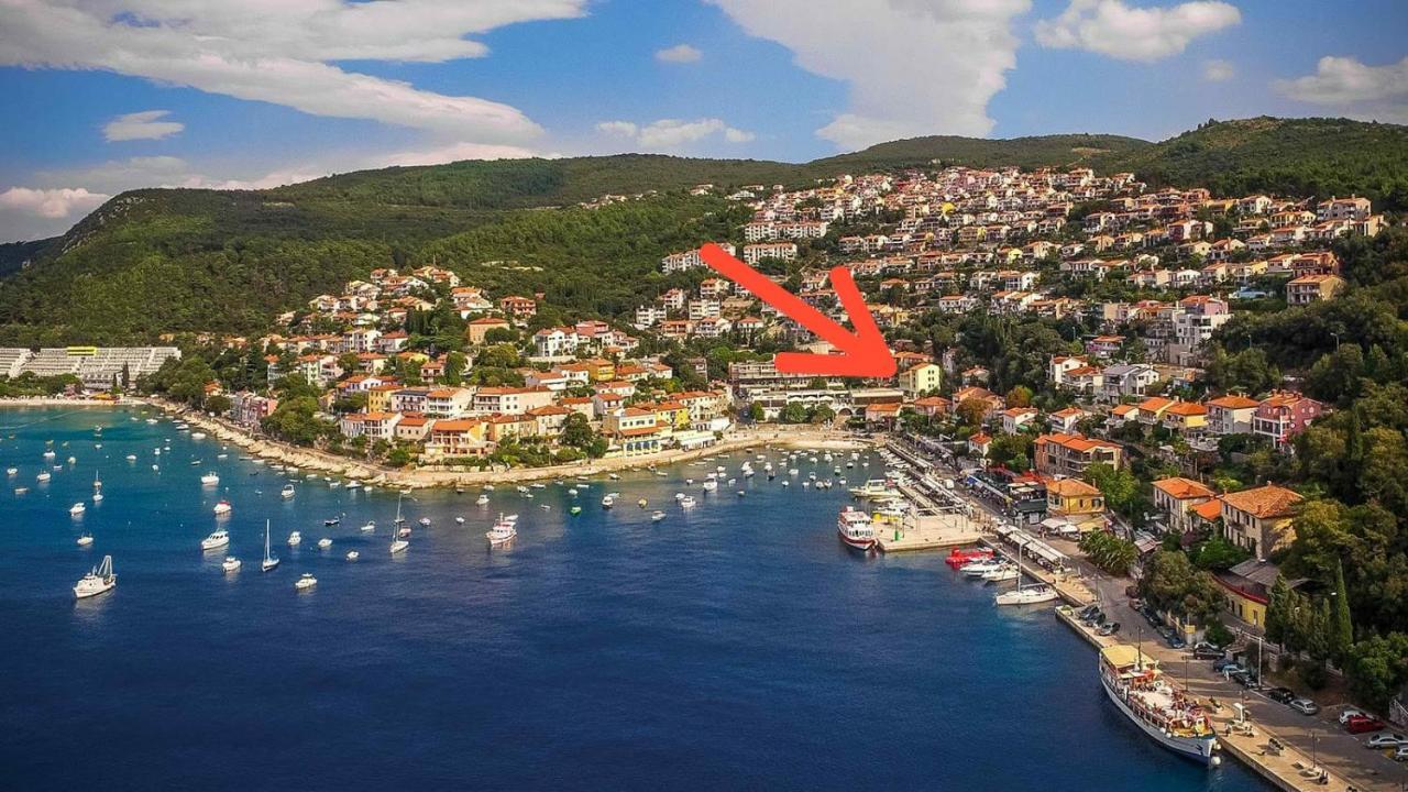 Apartments Galeb Rabac Bagian luar foto